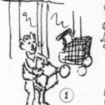 Eerst produkt bij de supermarkt, daarna de/het alternatieve winkel/produkt